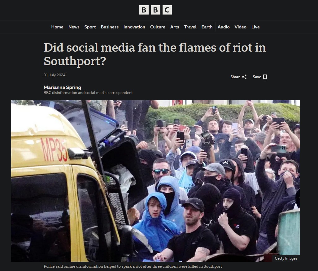 BBC investigation into social media's role in fanning riot flames