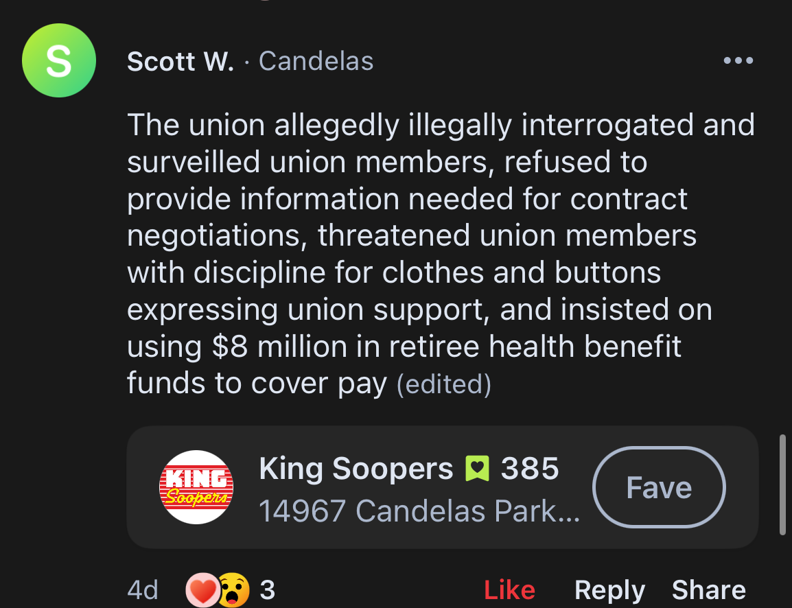 Union allegedly interrogating members and refusing contract information